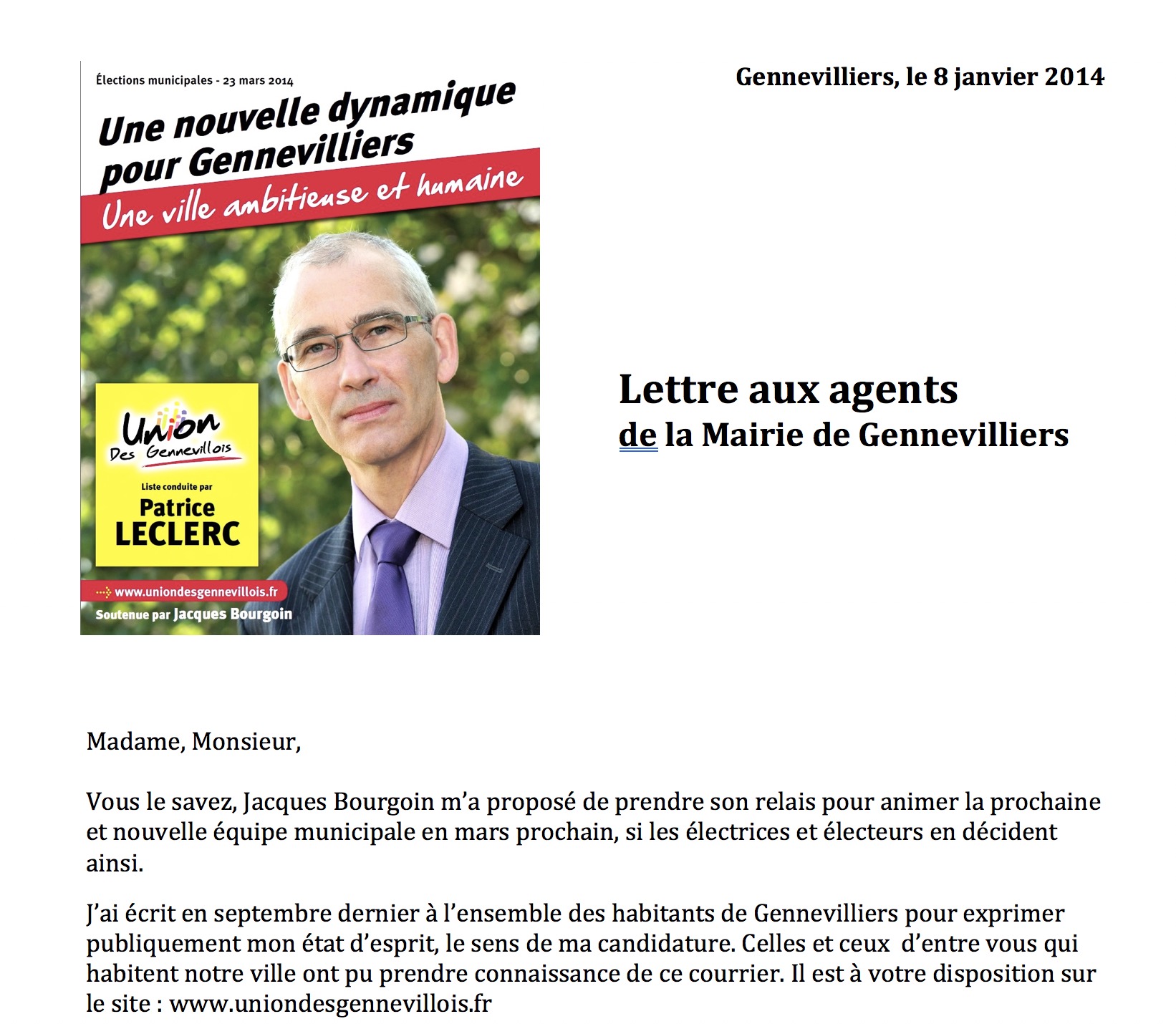 COURRIER DU MAIRE - Ville de Sens